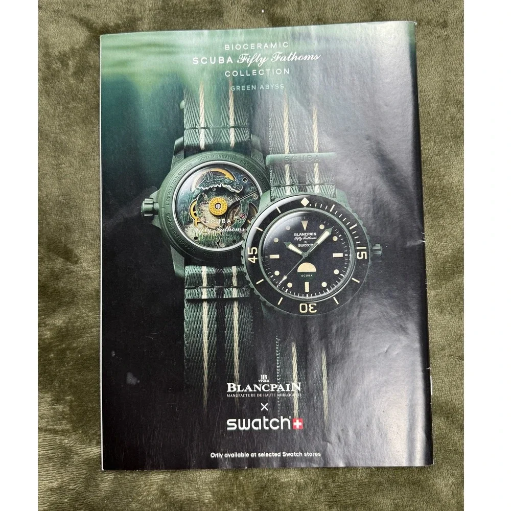 The New Yorker Magazine August 11 2025 Awol‎ Erizku Torchbearer Blancpain Swatch
